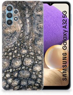 B2Ctelecom Hippe Hoesjes Samsung Galaxy A32 5G Telefoon Hoesje Krokodillenprint