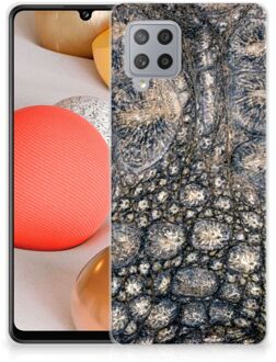 B2Ctelecom Hippe Hoesjes Samsung Galaxy A42 Telefoon Hoesje Krokodillenprint