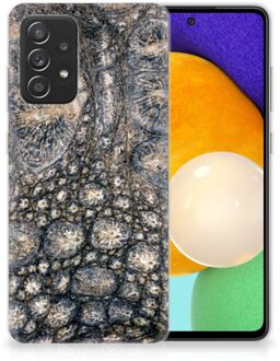 B2Ctelecom Hippe Hoesjes Samsung Galaxy A52 (5G/4G) Telefoon Hoesje Krokodillenprint