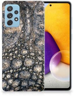 B2Ctelecom Hippe Hoesjes Samsung Galaxy A72 Telefoon Hoesje Krokodillenprint