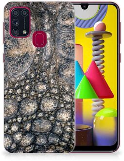 B2Ctelecom Hippe Hoesjes Samsung Galaxy M31 Telefoon Hoesje Krokodillenprint