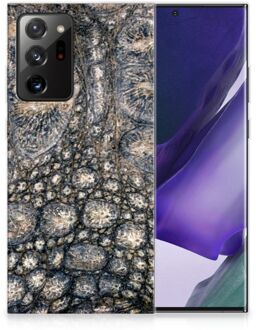 B2Ctelecom Hippe Hoesjes Samsung Galaxy Note20 Ultra Telefoon Hoesje Krokodillenprint