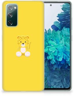 B2Ctelecom Hippe Hoesjes Samsung Galaxy S20 FE Telefoon Hoesje Baby Leopard