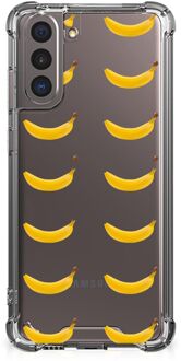 B2Ctelecom Hippe Hoesjes Samsung Galaxy S21 Smartphone hoesje met doorzichtige rand Banana