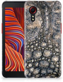 B2Ctelecom Hippe Hoesjes Samsung Galaxy Xcover 5 Telefoon Hoesje Krokodillenprint