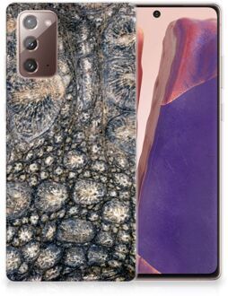 B2Ctelecom Hippe Hoesjes Samsung Note 20 Telefoon Hoesje Krokodillenprint