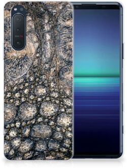 B2Ctelecom Hippe Hoesjes Sony Xperia 5II Telefoon Hoesje Krokodillenprint