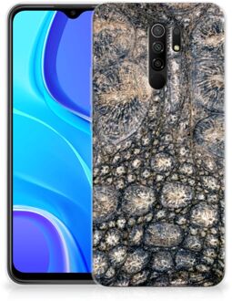 B2Ctelecom Hippe Hoesjes Xiaomi Redmi 9 Telefoon Hoesje Krokodillenprint