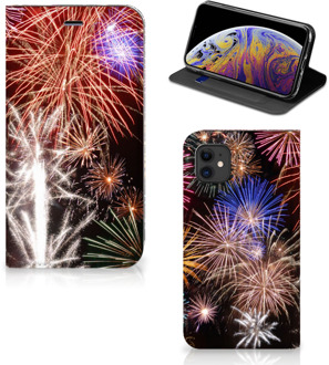 B2Ctelecom Hippe Standcase iPhone 11 Vuurwerk