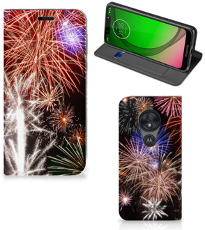 B2Ctelecom Hippe Standcase Motorola Moto G7 Play Vuurwerk