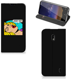 B2Ctelecom Hippe Standcase Nokia 2.2 Popart Oh Yes