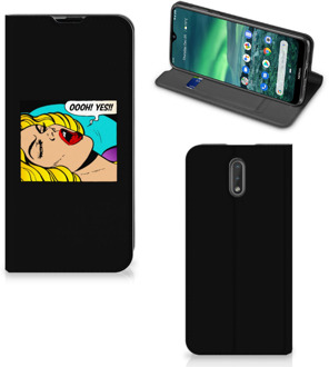 B2Ctelecom Hippe Standcase Nokia 2.3 Popart Oh Yes