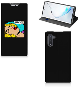 B2Ctelecom Hippe Standcase Samsung Galaxy Note 10 Popart Oh Yes