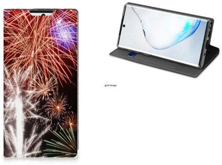 B2Ctelecom Hippe Standcase Samsung Galaxy Note 10 Vuurwerk