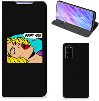 B2Ctelecom Hippe Standcase Samsung Galaxy S20 Popart Oh Yes