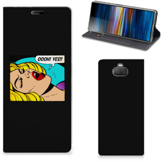 B2Ctelecom Hippe Standcase Sony Xperia 10 Plus Popart Oh Yes