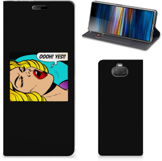 B2Ctelecom Hippe Standcase Sony Xperia 10 Popart Oh Yes