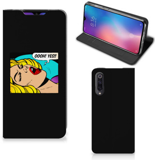 B2Ctelecom Hippe Standcase Xiaomi Mi 9 Popart Oh Yes