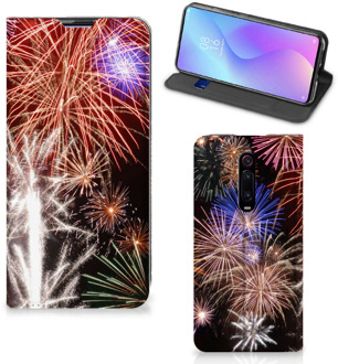 B2Ctelecom Hippe Standcase Xiaomi Mi 9T Pro Vuurwerk