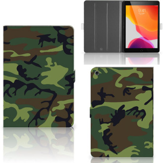 B2Ctelecom Hoes iPad 10.2 (2019) | iPad 10.2 (2020) Army Dark