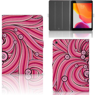 B2Ctelecom Hoes iPad 10.2 (2019) | iPad 10.2 (2020) Swirl Pink