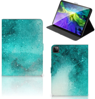 B2Ctelecom Hoes iPad Pro 11 (2020) Hoesje met Magneetsluiting Painting Blue