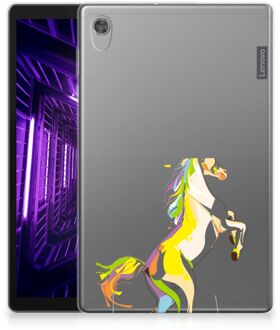 B2Ctelecom Hoes Lenovo Tab M10 HD (2de generatie) Tablethoes Kinderen Horse Color met transparant zijkanten