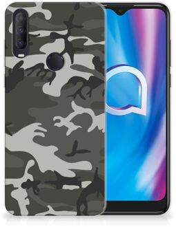 B2Ctelecom Hoesje Bumper Alcatel 1S (2020) GSM Hoesje Army Light