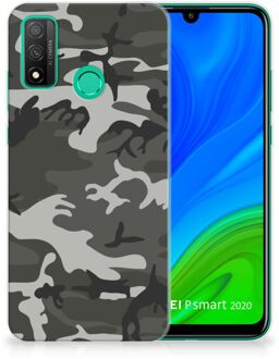 B2Ctelecom Hoesje Bumper Huawei P Smart 2020 GSM Hoesje Army Light