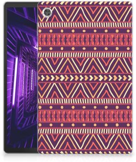 B2Ctelecom Hoesje Bumper Lenovo Tab M10 Plus Cover Aztec Purple met doorzichte zijkanten