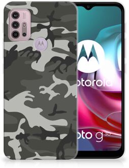 B2Ctelecom Hoesje Bumper Motorola Moto G30 | G10 GSM Hoesje Army Light