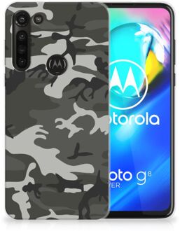 B2Ctelecom Hoesje Bumper Motorola Moto G8 Power GSM Hoesje Army Light