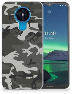 B2Ctelecom Hoesje Bumper Nokia 1.4 GSM Hoesje Army Light