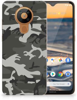 B2Ctelecom Hoesje Bumper Nokia 5.3 GSM Hoesje Army Light