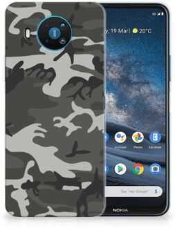 B2Ctelecom Hoesje Bumper Nokia 8.3 GSM Hoesje Army Light