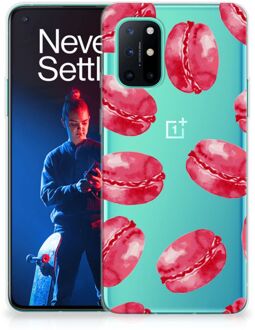 B2Ctelecom Hoesje Bumper OnePlus 8T GSM Hoesje Transparant Pink Macarons