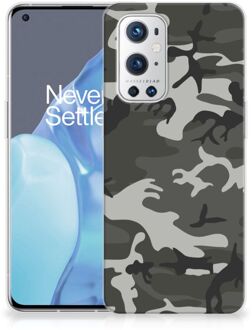 B2Ctelecom Hoesje Bumper OnePlus 9 Pro GSM Hoesje Army Light