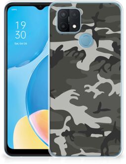 B2Ctelecom Hoesje Bumper OPPO A15 GSM Hoesje Army Light