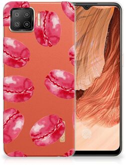 B2Ctelecom Hoesje Bumper OPPO A73 4G GSM Hoesje Transparant Pink Macarons