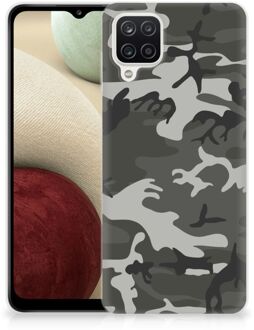 B2Ctelecom Hoesje Bumper Samsung Galaxy A12 GSM Hoesje Army Light