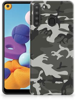 B2Ctelecom Hoesje Bumper Samsung Galaxy A21 GSM Hoesje Army Light