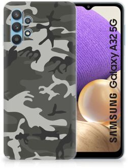 B2Ctelecom Hoesje Bumper Samsung Galaxy A32 5G GSM Hoesje Army Light