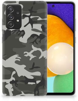 B2Ctelecom Hoesje Bumper Samsung Galaxy A52 (5G/4G) GSM Hoesje Army Light