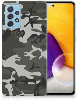 B2Ctelecom Hoesje Bumper Samsung Galaxy A72 GSM Hoesje Army Light