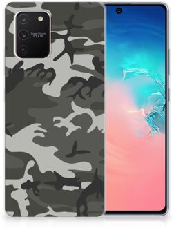 B2Ctelecom Hoesje Bumper Samsung Galaxy S10 Lite GSM Hoesje Army Light