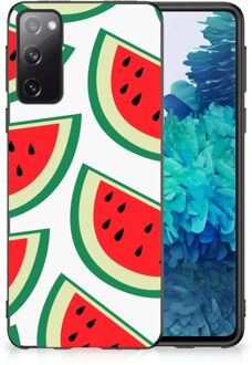 B2Ctelecom Hoesje Bumper Samsung Galaxy S20 Telefoon Hoesje met Zwarte rand Watermelons