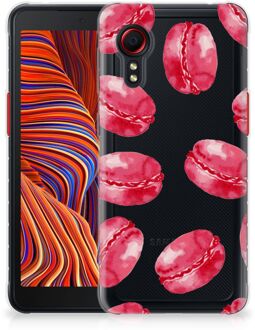 B2Ctelecom Hoesje Bumper Samsung Galaxy Xcover 5 GSM Hoesje Transparant Pink Macarons