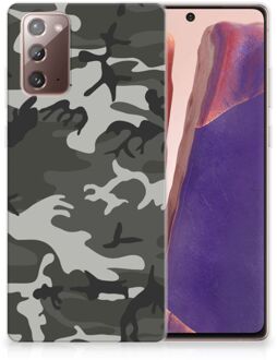 B2Ctelecom Hoesje Bumper Samsung Note 20 GSM Hoesje Army Light