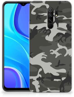 B2Ctelecom Hoesje Bumper Xiaomi Redmi 9 GSM Hoesje Army Light