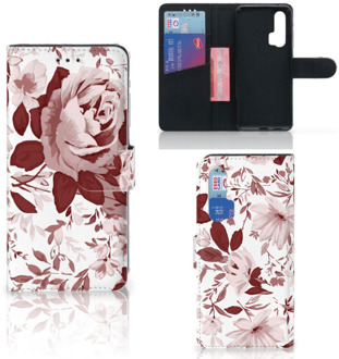 B2Ctelecom Hoesje Honor 20 Pro Watercolor Flowers